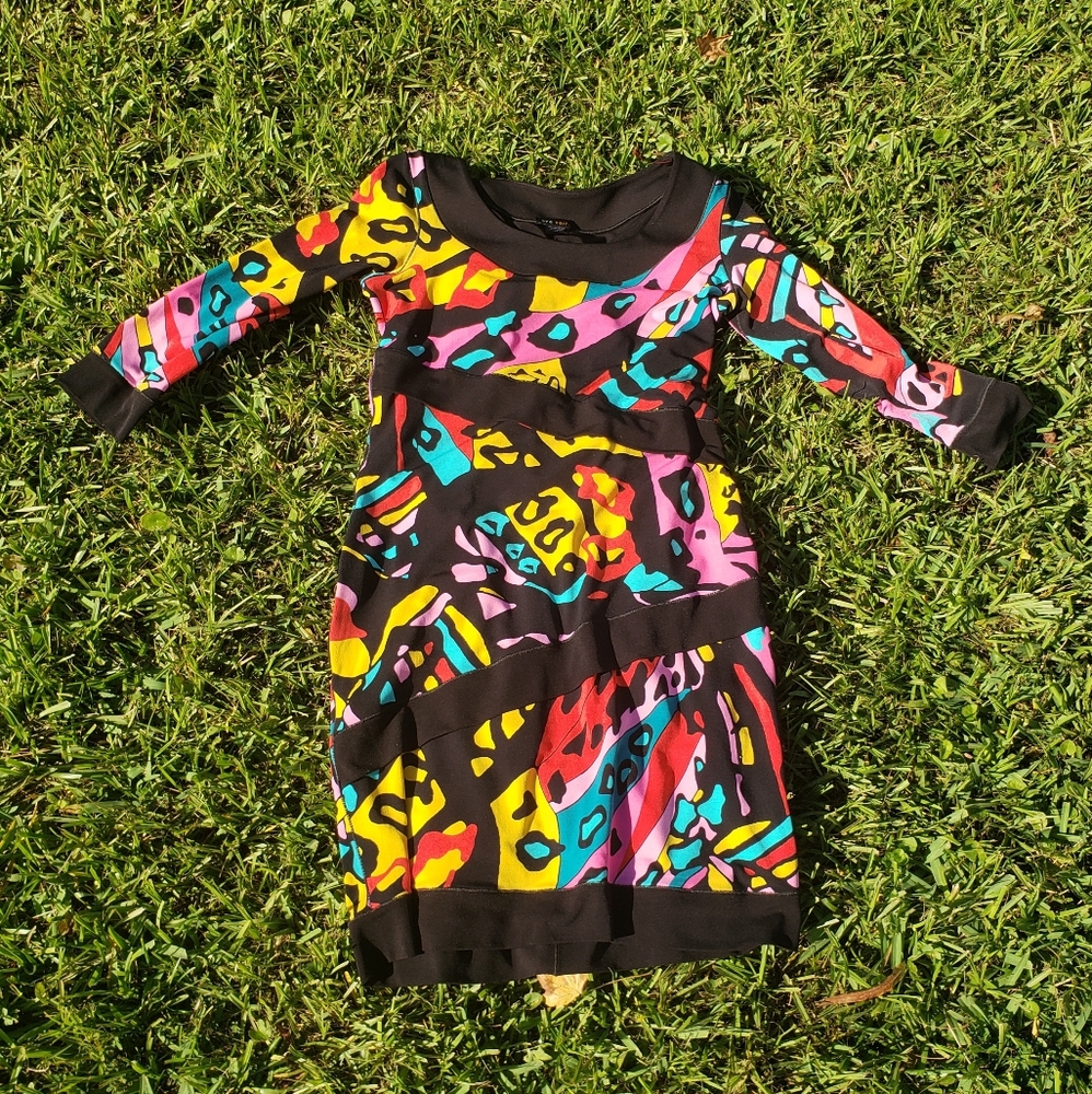 Eva Varro Small Leopard/Cheetah Rainbow Dress